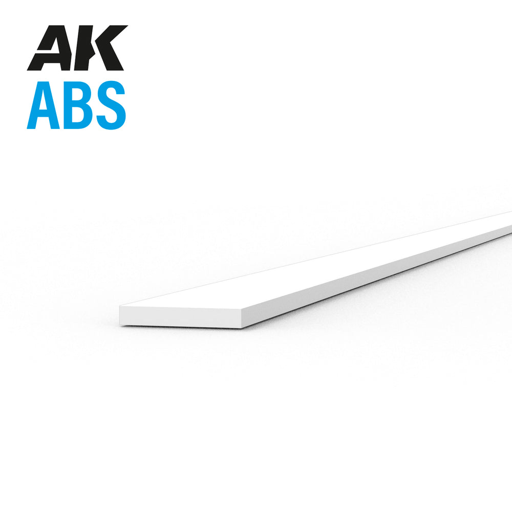 AK Interactive ABS Strip - 0.25 x 2.00 x 350mm x 10 units