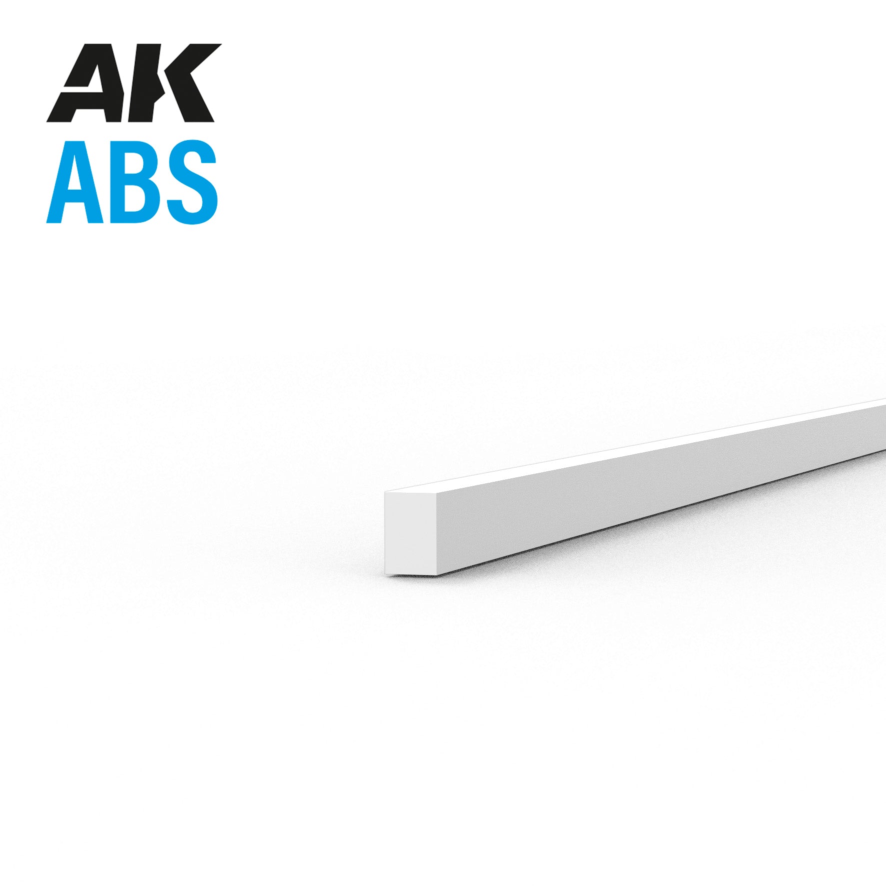 AK Interactive ABS Strip - 0.75 x 0.50 x 350mm x 10 units