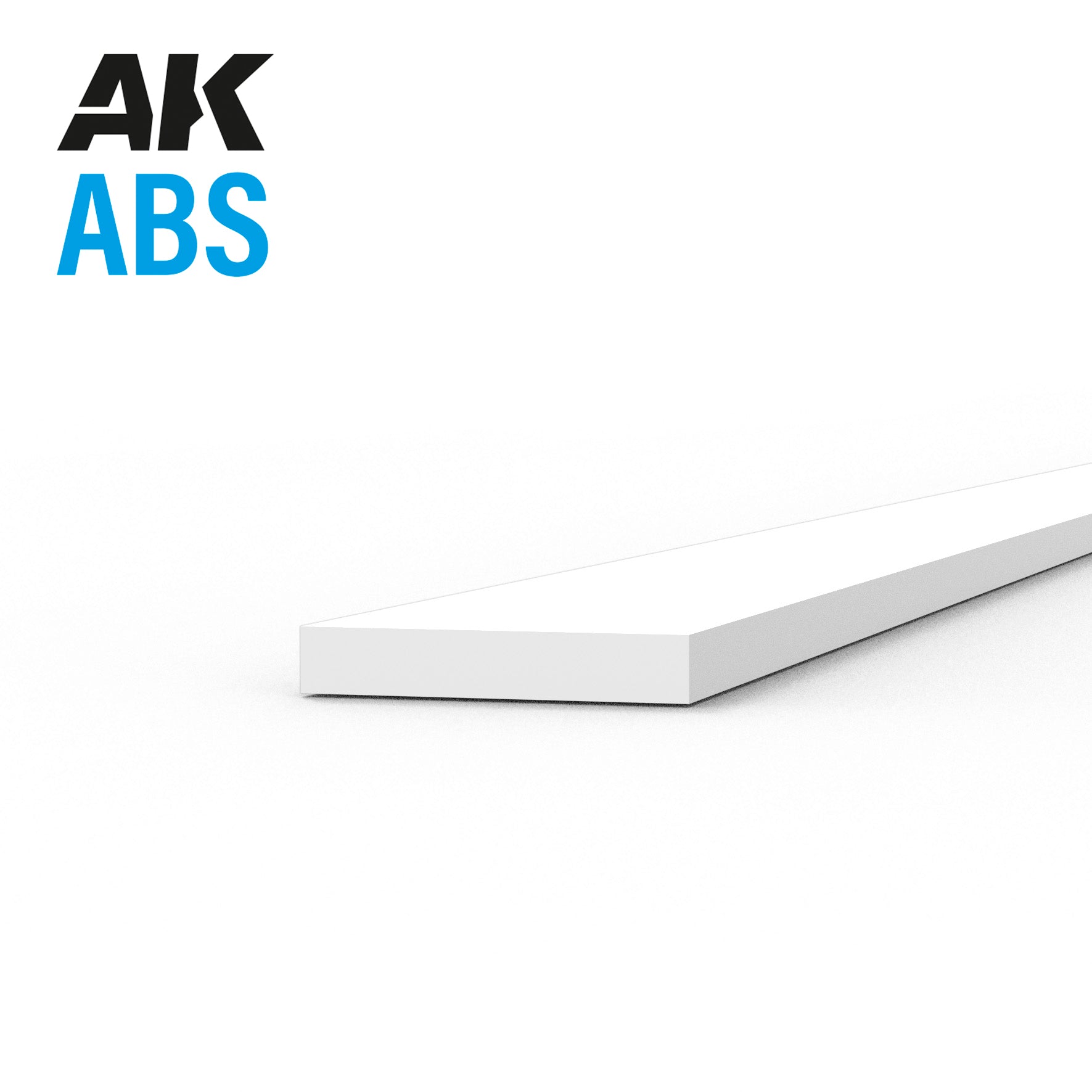 AK Interactive ABS Strip - 0.50 x 3.00 x 350mm x 10 units