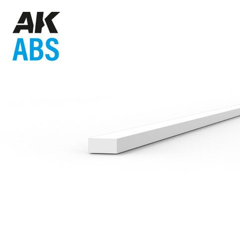 AK Interactive ABS Strip - 0.50 x 1.00 x 350mm x 10 units