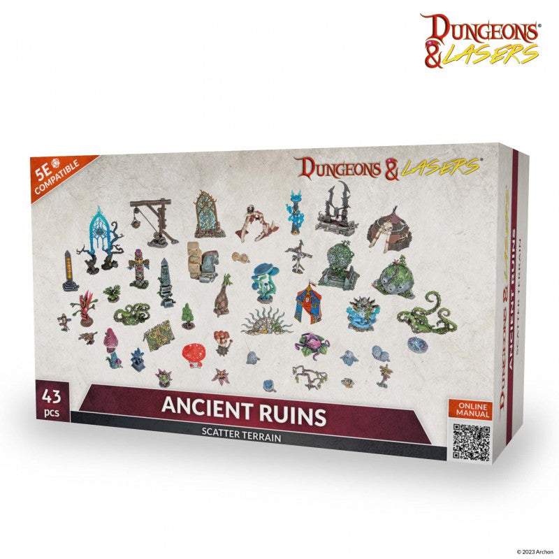 Archon Studio Dungeons and Lasers: Ancient Ruins Scatter Terrain (D&L: Expansion Sets)