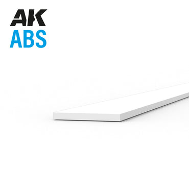 AK Interactive ABS Strip - 0.25 x 3.00 x 350mm x 10 units