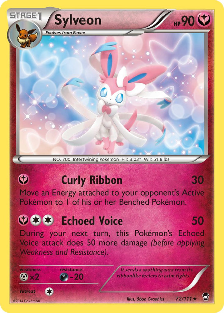 Sylveon (72/111) (Theme Deck Exclusive) [XY: Furious Fists]