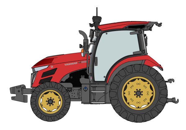 HASEGAWA 1/35 YANMAR TRACTOR YT5113A "ROBOT TRACTOR"