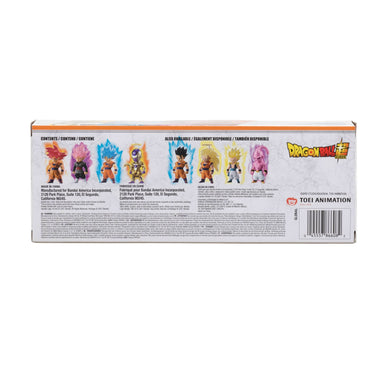 Bandai Adverge "Dragon Ball Super" Set of 4 (Goku Rose, SS Blue Goku, Golden Freiza, Goku God)