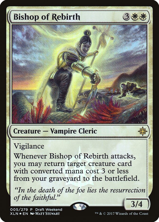 Bishop of Rebirth (Draft Weekend) [Ixalan Promos]