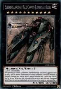 Superdreadnought Rail Cannon Juggernaut Liebe [LDS2-EN124] Secret Rare