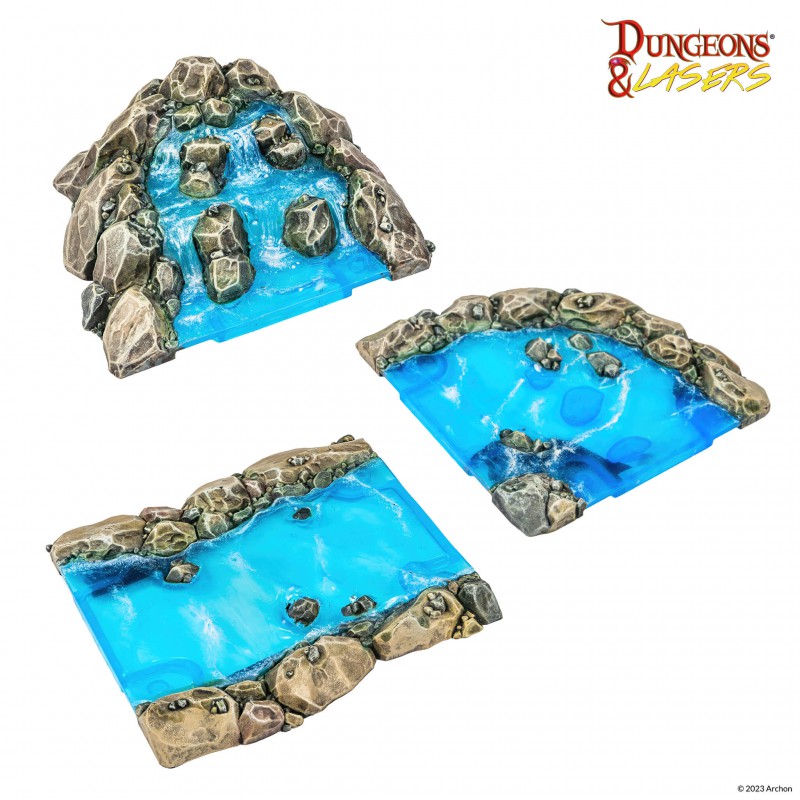 Archon Studio Dungeons and Lasers: Modular River (D&L: Expansion Sets)