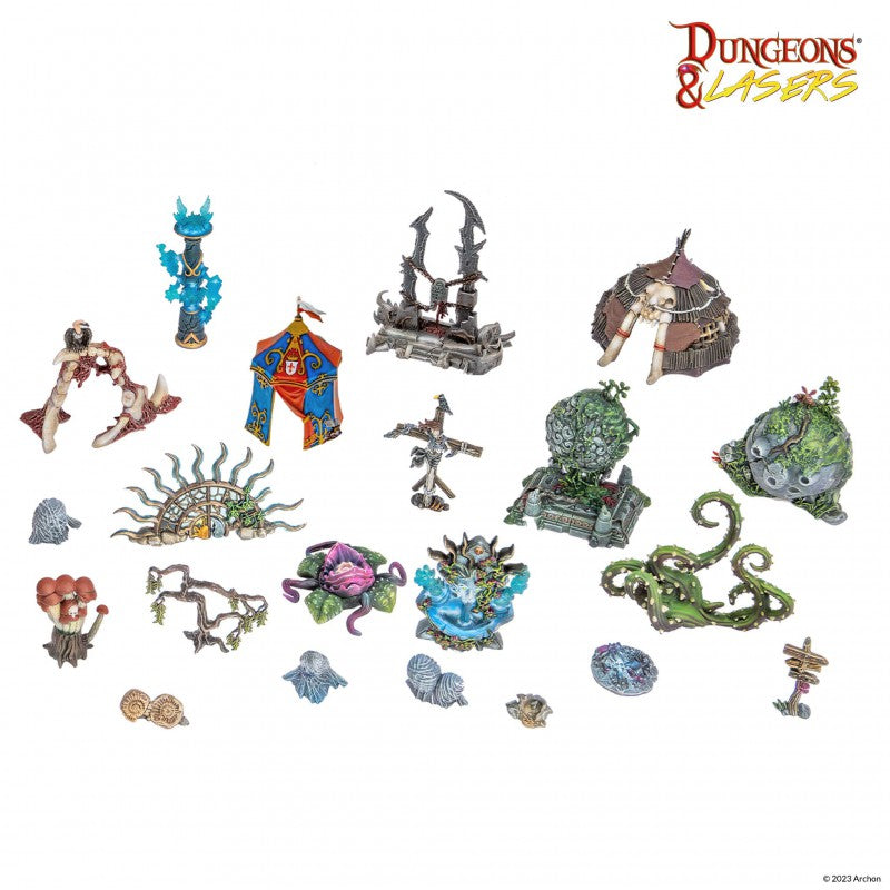 Archon Studio Dungeons and Lasers: Ancient Ruins Scatter Terrain (D&L: Expansion Sets)