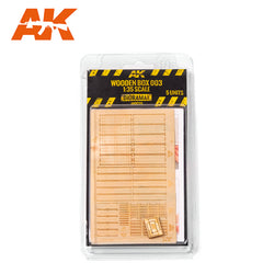 AK Interactive Laser Cut Wooden Box 001 / 1:35, 5 Units