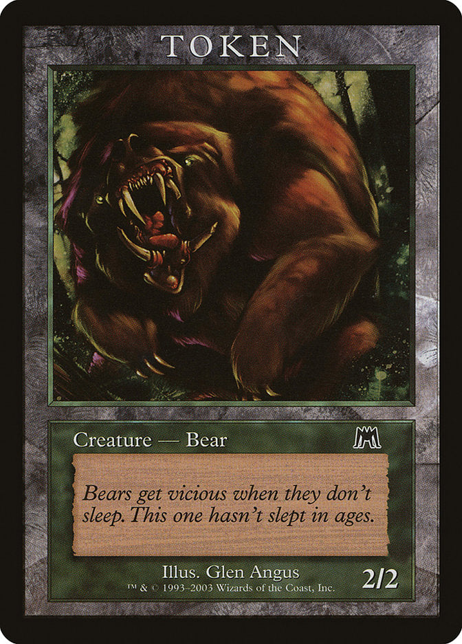 Bear Token [Magic Player Rewards 2003]