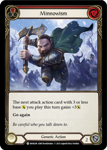 Minnowism (Red) [MON296] (Monarch)  1st Edition Normal