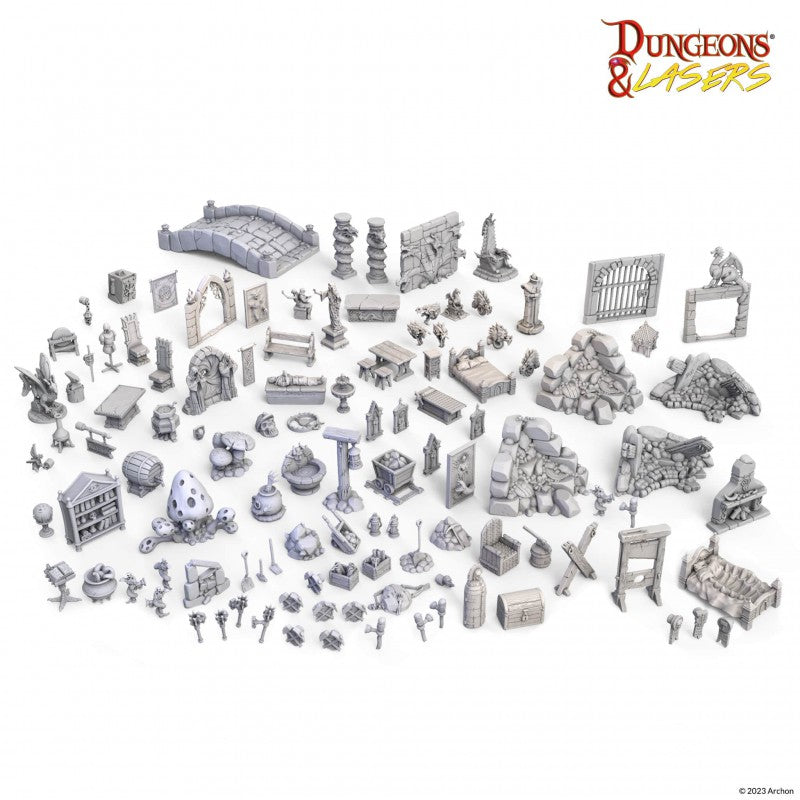 Archon Studio Dungeons and Lasers: Fantasy Props Pack (D&L: Expansion Sets)