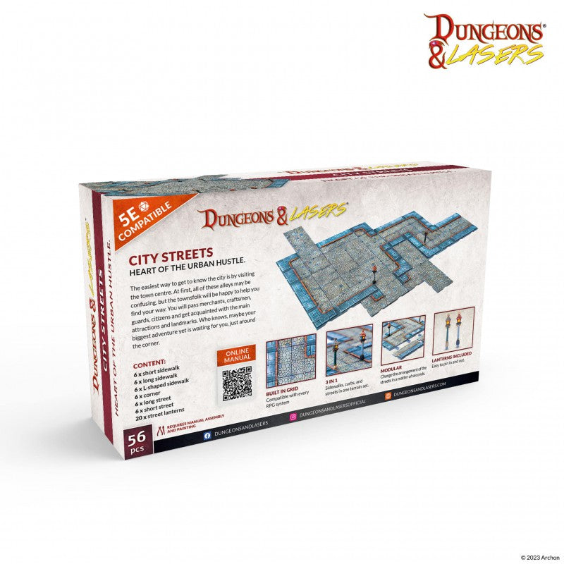 Archon Studio Dungeons and Lasers: City Streets (D&L: Expansion Sets)