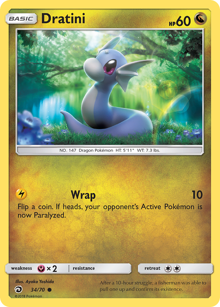 Dratini (34/70) [Sun & Moon: Dragon Majesty]