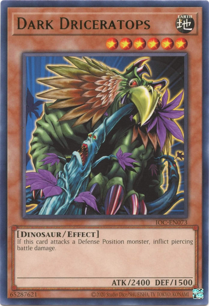 Dark Driceratops (25th Anniversary) [IOC-EN073] Rare