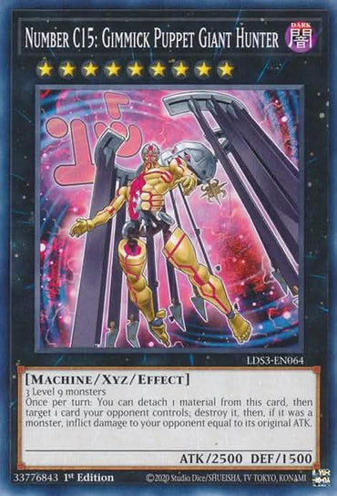 Number C15: Gimmick Puppet Giant Hunter [LDS3-EN064] Common