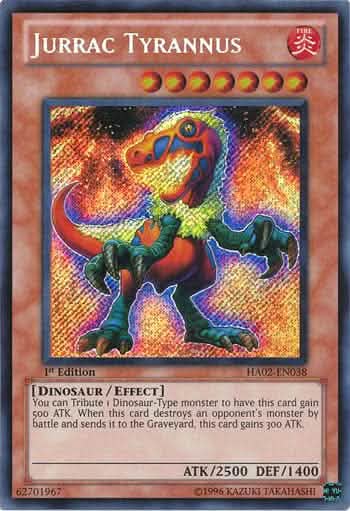 Jurrac Tyrannus [HA02-EN038] Secret Rare