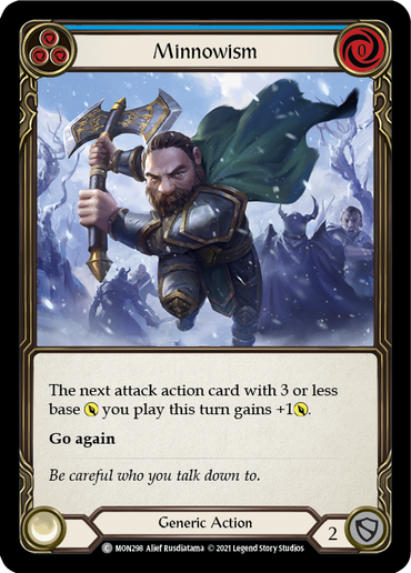 Minnowism (Blue) [MON298] (Monarch)  1st Edition Normal