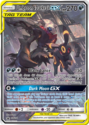 Umbreon & Darkrai GX (SM241) [Sun & Moon: Black Star Promos]