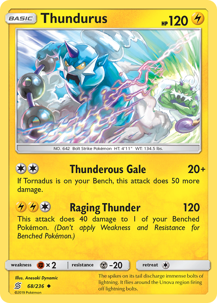 Thundurus (68/236) [Sun & Moon: Unified Minds]