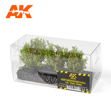 AK Interactive Light Green Bushes 4-6 cm