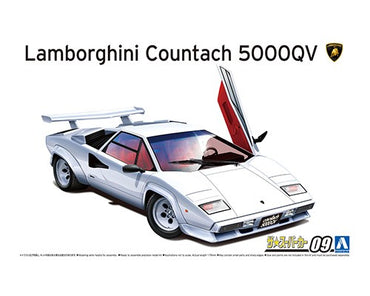 Aoshima 1/24 '85 Lamborghini Countach 5000QV