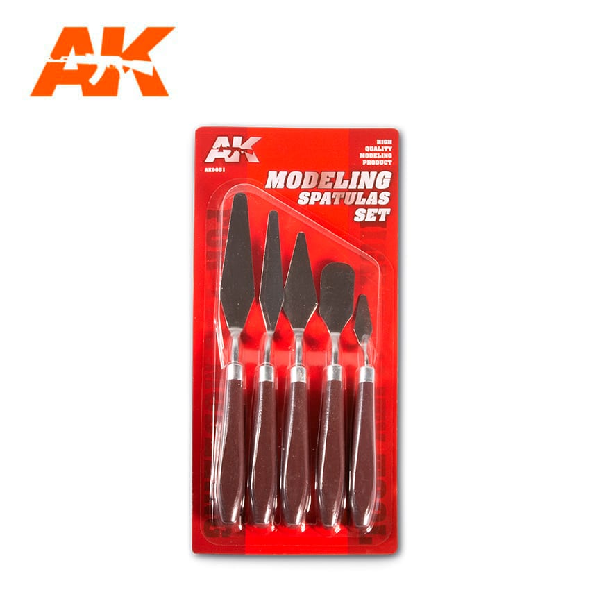 AK Interactive Modeling Spatulas Set