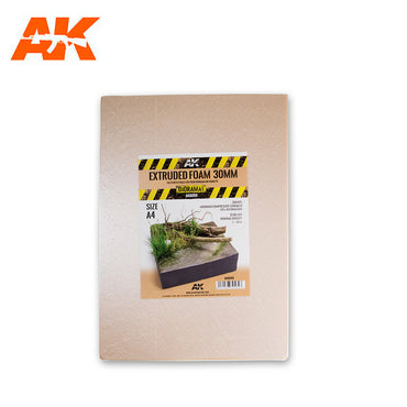 AK Interactive Extruded Foam 30mm A4 Size