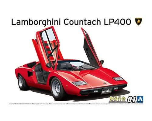 Aoshima 1/24 '74 Lamborghini Countach LP400