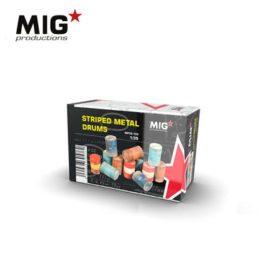 MIG 1/35 Striped Metal Drums