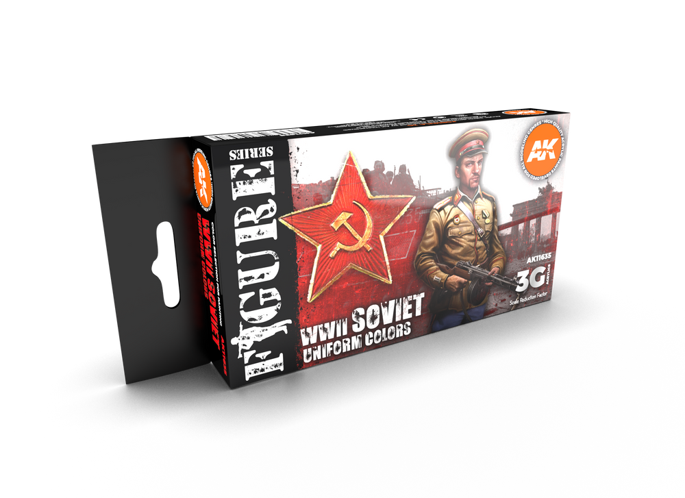 AK Interactive 3G Soviet WWII Uniform Colors