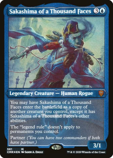Sakashima of a Thousand Faces (Etched) [Commander Legends]