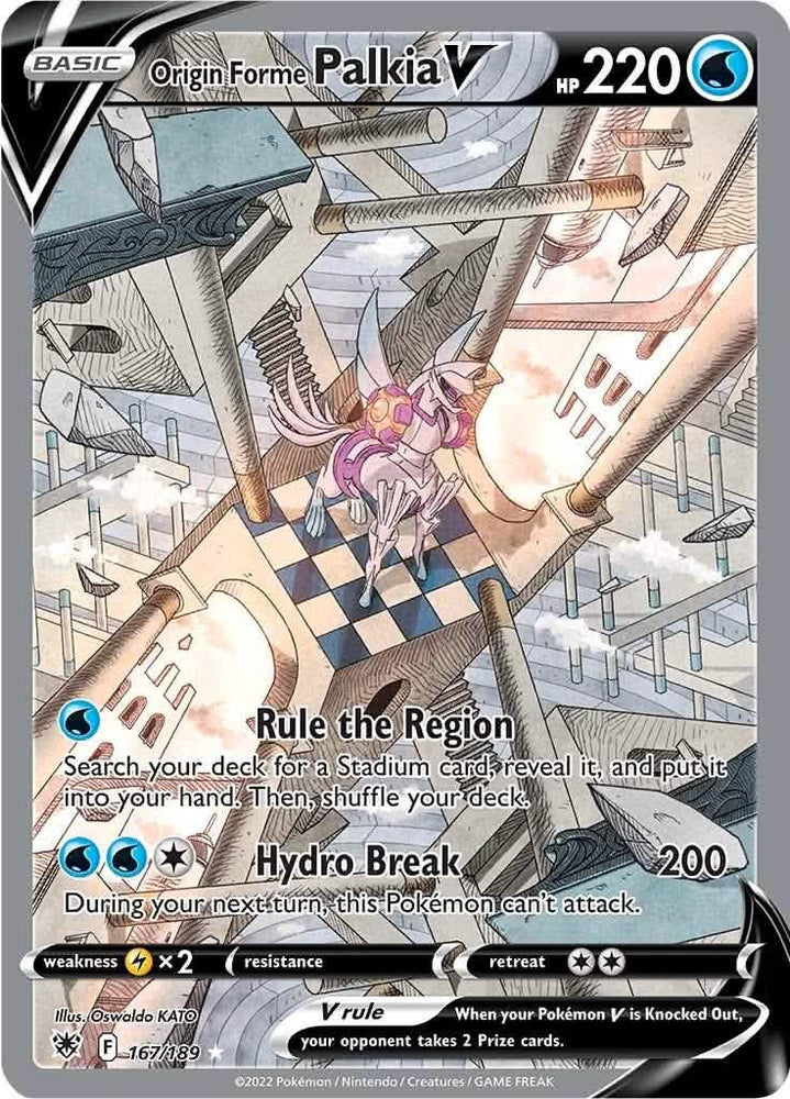 Origin Forme Palkia V (167/189) [Sword & Shield: Astral Radiance]
