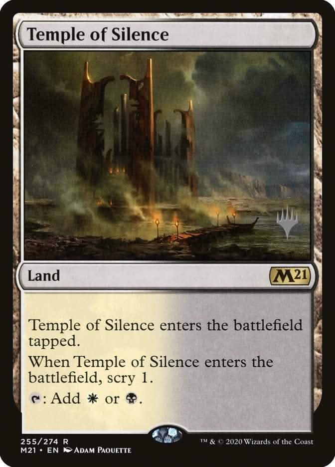 Temple of Silence (Promo Pack) [Core Set 2021 Promos]