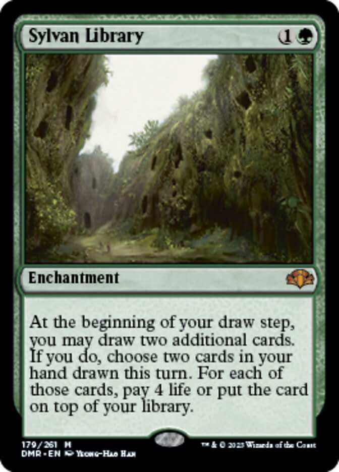 Sylvan Library [Dominaria Remastered]