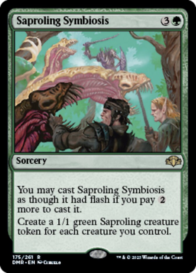 Saproling Symbiosis [Dominaria Remastered]