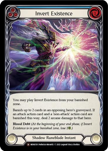 Invert Existence [U-MON158-RF] (Monarch Unlimited)  Unlimited Rainbow Foil