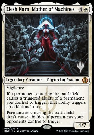 Elesh Norn, Mother of Machines (Promo Pack) [Phyrexia: All Will Be One Promos]