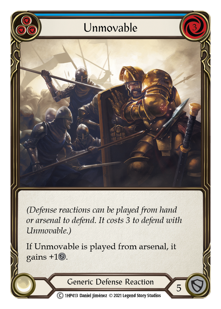Unmovable (Blue) [1HP413] (History Pack 1)