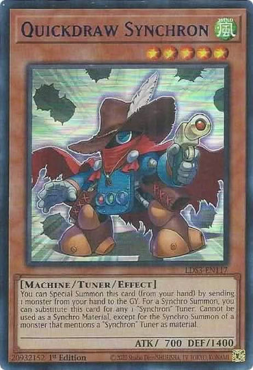Quickdraw Synchron (Blue) [LDS3-EN117] Ultra Rare