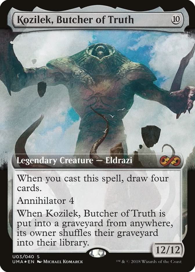 Kozilek, Butcher of Truth (Topper) [Ultimate Masters Box Topper]