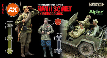 AK Interactive 3G Soviet WWII Uniform Colors