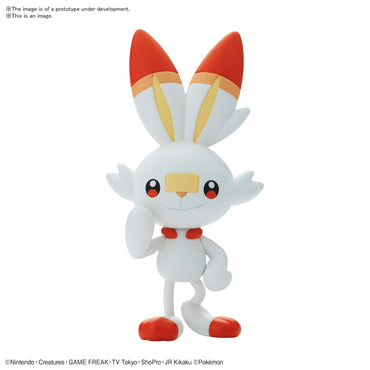 Bandai 05 Scorbunny 'Pokemon', Bandai Spirits Hobby Pokemon Model Kit Quick!!