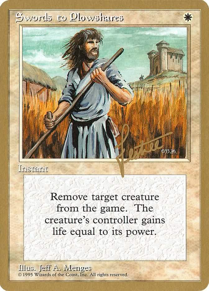 Swords to Plowshares (Bertrand Lestree) [Pro Tour Collector Set]