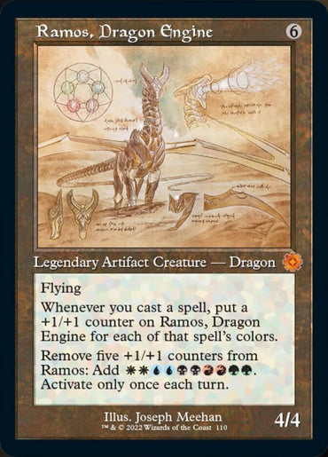 Ramos, Dragon Engine (Retro Schematic) [The Brothers' War Retro Artifacts]