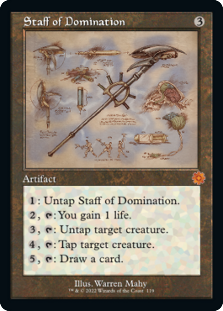 Staff of Domination (Retro Schematic) [The Brothers' War Retro Artifacts]
