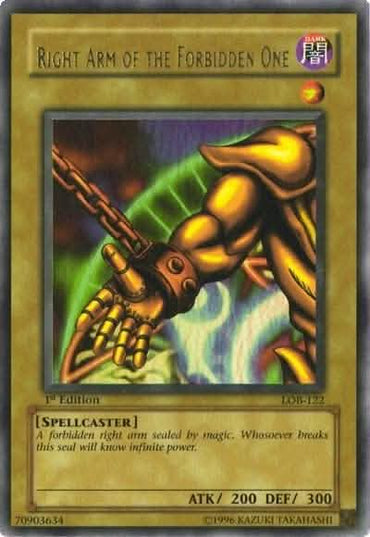 Right Arm of the Forbidden One [LOB-122] Ultra Rare