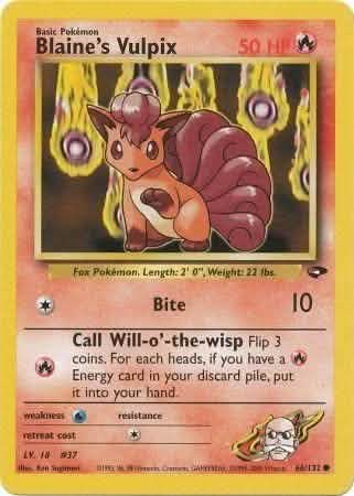 Blaine's Vulpix (66/132) [Gym Challenge Unlimited]