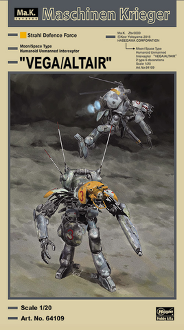 HASEGAWA 1/20 Moon/Space Type Humanoid Unmanned Interceptor "VEGA/ALTAIR"